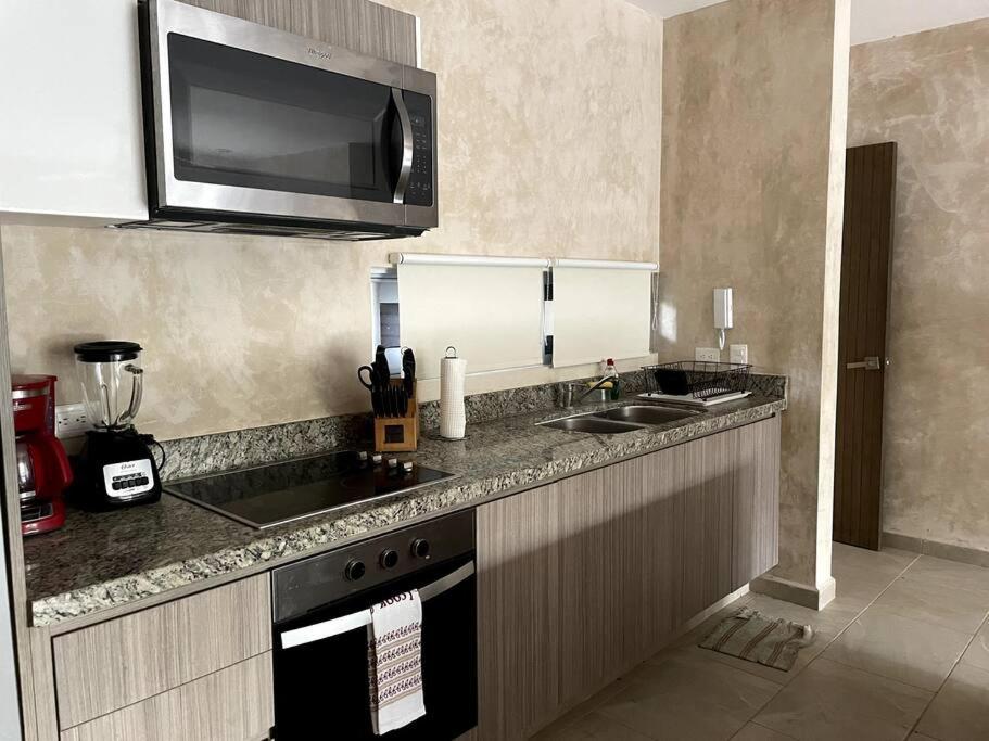 Departamento Dentro De Aldea Zama Apartment ตูลุม ภายนอก รูปภาพ